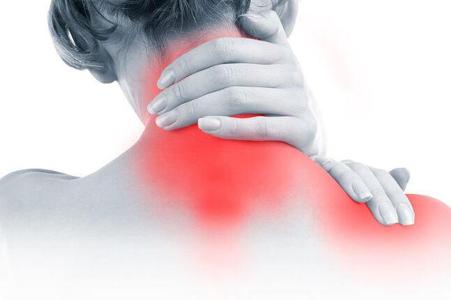 The cervical region osteochondrosis